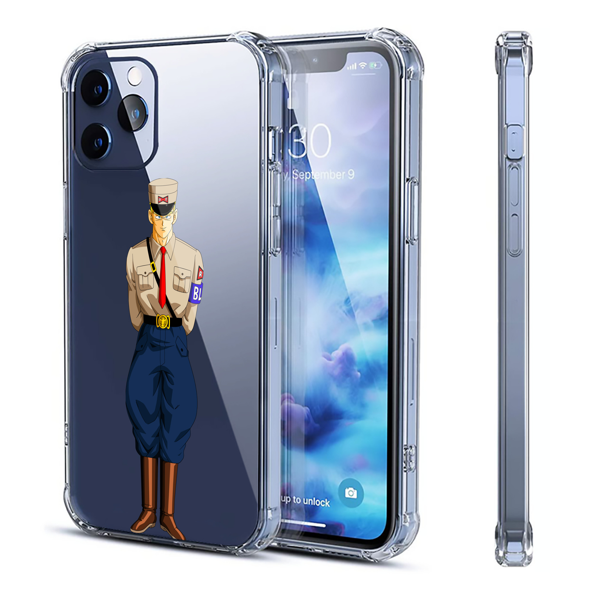 （画像用） ドラゴンボール DRAGON BALL 【iPhone 12シリーズ対応】透明スマホケース（クリアソフトケース）